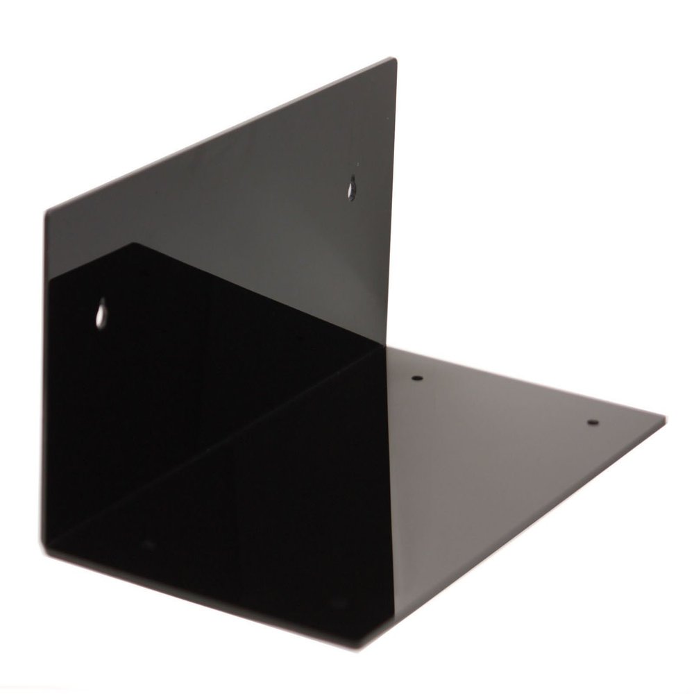 Better Display Cases Black Acrylic Wall Mount for Basketball Shoes Soccer Cleats Football Cleats Display Case (A013-WM)