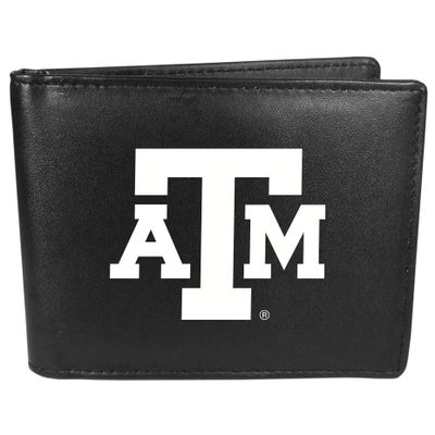 NCAA Siskiyou Sports Mens Texas A&M Aggies Bi-fold Wallet Large Logo One Size Black