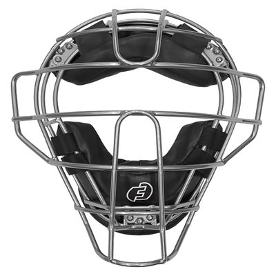 FORCE3 PRO GEAR Traditional Defender Catcher's Mask with Patented S3 Shock Suspension System (Silver/Black)