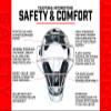 FORCE3 PRO GEAR Traditional Defender Catcher's Mask with Patented S3 Shock Suspension System (Silver/Black) view 4