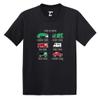 Types of Trucks - Garbage Monster Fire Infant/Toddler Cotton Jersey T-Shirt (Black, 18 Months) view 1