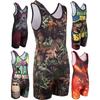 KO Sports Gear Unisex Wrestling Singlet for Adult Wrestlers - Wrestling Singlet for Men & Women - Bold Durable Uniform, Stretchy Breathable Material - Woods Camo, Adult X-Large view 1