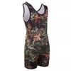 KO Sports Gear Unisex Wrestling Singlet for Adult Wrestlers - Wrestling Singlet for Men & Women - Bold Durable Uniform, Stretchy Breathable Material - Woods Camo, Adult X-Large view 2