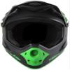Demon United Podium Full Face Helmet Black/Green Lrg view 3