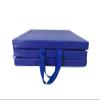 FixtureDisplays Blue 6' Exercise Tri-Fold Gym Mat For Gymnastics, Aerobics, Yoga, Martial Arts, Crawling, Dance 16957-BLUE-NF view 3