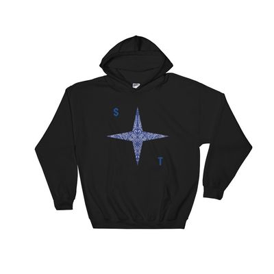Stone Compass Cool Hoodie Sweatshirt
