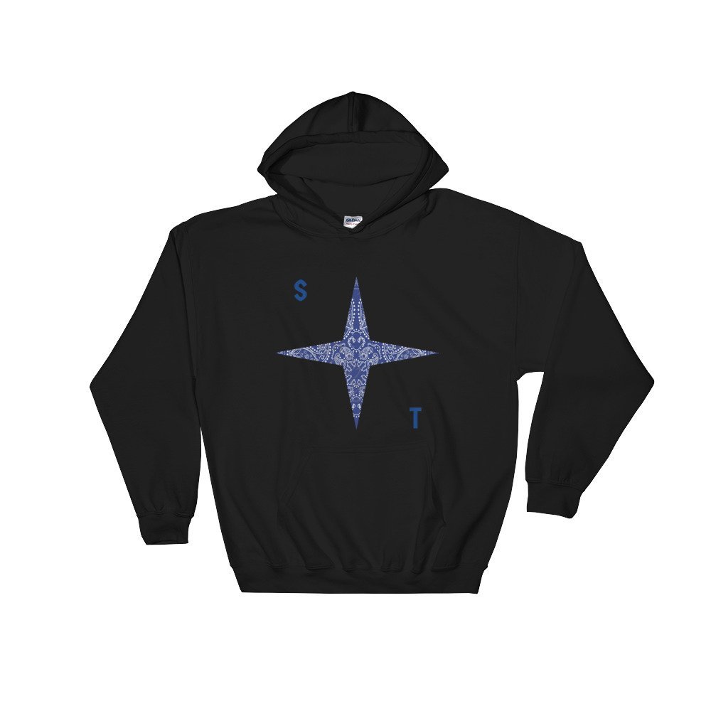 Stone Compass Cool Hoodie Sweatshirt
