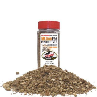 PredatorPee 100% Pure Mt Lion Urine 16oz Shakin' Flakes