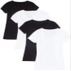 4 Pack Zenana Women's Basic V-Neck Tee X-Large Black, Black, Charcoal, H Gray view 1