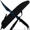 Tactical Master 25 Inch Katana-Style Machete with Nylon Carrier Stainless Steel Blade for Camping Outdoor Activities Display and Gift - Blue view 1