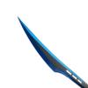 Tactical Master 25 Inch Katana-Style Machete with Nylon Carrier Stainless Steel Blade for Camping Outdoor Activities Display and Gift - Blue view 2