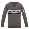 KINGSLAND EQUESTRIAN APPAREL Mimosa Ladies Sweater with V-Neck in Grey Large (123-KN-272-060) view 1