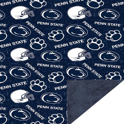 Future Tailgater Penn State Nitanny Lions Licensed Baby/Toddler Minky Blanket (60"" x 42"")"