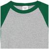 Augusta Sportswear Boys Baseball Jersey 2.0 M Athletic Heather/Dark Green view 2