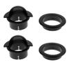 MagiDeal 2Pcs Quality Foosball Table Entry Dishes Table Football Entry Cups Foosball Accessory Black view 2