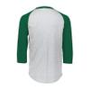 Augusta Sportswear Baseball Jersey 2.0, Athletic Heather/Dark Green, S view 3