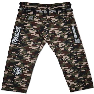 ROLL HARD Brazilian Jiu Jitsu Ripstop Gi Pants - CAMO. (A2)