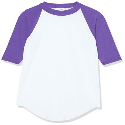 Augusta Sportswear Boys Baseball Jersey 2.0 L White/Purple
