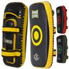 Elite Curved Leather Muay Thai Pad 2.0 (Yellow/Black) view 1