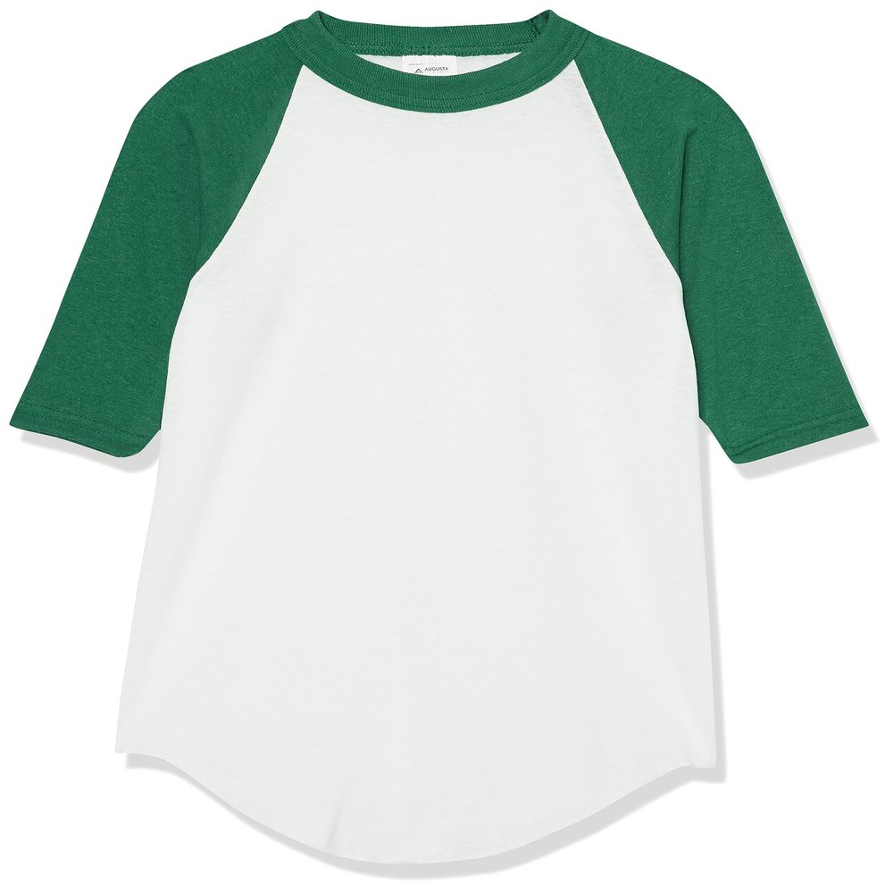 Augusta Sportswear Boys Baseball Jersey 2.0 S White/Dark Green
