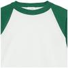 Augusta Sportswear Boys Baseball Jersey 2.0 S White/Dark Green view 2
