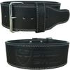 Steel Sweat Powerlifting Belt for Weight Lifting - 4" Wide by 10mm Thick - Single Prong Heavy Duty Adjustable Weightlifting Belt, High Grade Leather - BOLT Black Medium view 1
