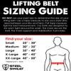 Steel Sweat Powerlifting Belt for Weight Lifting - 4" Wide by 10mm Thick - Single Prong Heavy Duty Adjustable Weightlifting Belt, High Grade Leather - BOLT Black Medium view 2