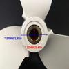Boat Motor Old Shear Pin Type 6E0-45943-00-EL Propeller 3X7-1/2X7" for Yamaha Outboard 4HP 5HP Marine 2/4-stroke Engine view 2