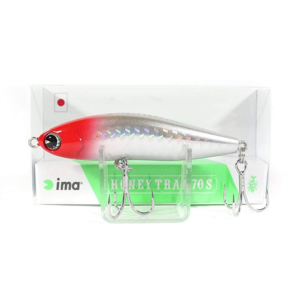 AMS Design (ima) Minnow Honey Trap S 70mm 14g Red Head #HT70-101 Lure