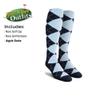 Golf Knickers Mens Select A Style Outfit - Matching Golf Cap - Navy - Waist 30 - Sock - Navy/Lt Blue view 3