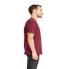 Next Level Men's Sueded Crew XS HEATHER MAROON view 2