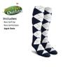 Golf Knickers Mens Select A Style Outfit - Matching Golf Cap - Navy - Waist 58 - Sock - Navy/White view 3