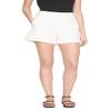 1.STATE Flat Front Lace Shorts (White, B OR Medium) view 1