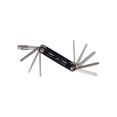 BBB Cycling 10 in 1 Aluminium Bicycle Repair Tool Kit Multifunctional Folding MaxiFold Large BTL-141L