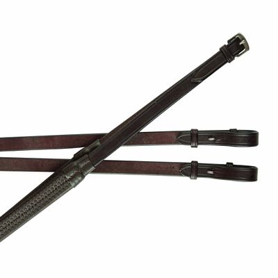 Collegiate Rubber Reins IV, Brown, 5/8"x54"