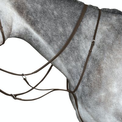 Collegiate Running Martingale IV, Brown, Cob