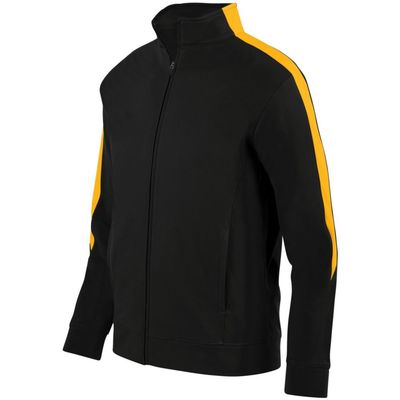 Augusta Activewear Youth Medalist Jacket 2.0, Black/Gold, Medium