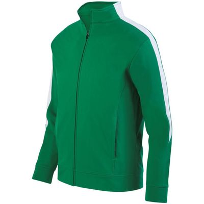 Augusta Activewear Medalist Jacket 2.0, Kelly/White, Large