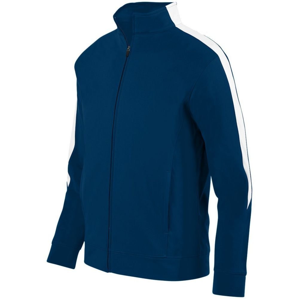 Augusta Activewear Medalist Jacket 2.0, Navy/White, X Large