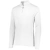 Augusta Activewear Youth Attain 1/4 Zip Pullover, White, Small view 1