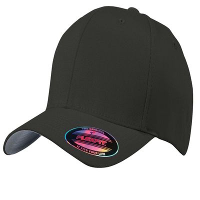 TOP HEADWEAR Flex Fit Baseball Cap - Black - Small/Medium
