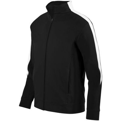 Augusta Activewear Youth Medalist Jacket 2.0, Black/White, X Small