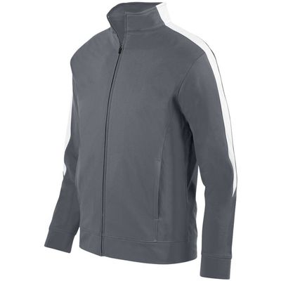 Augusta Activewear Medalist Jacket 2.0, Graphite/White, Large
