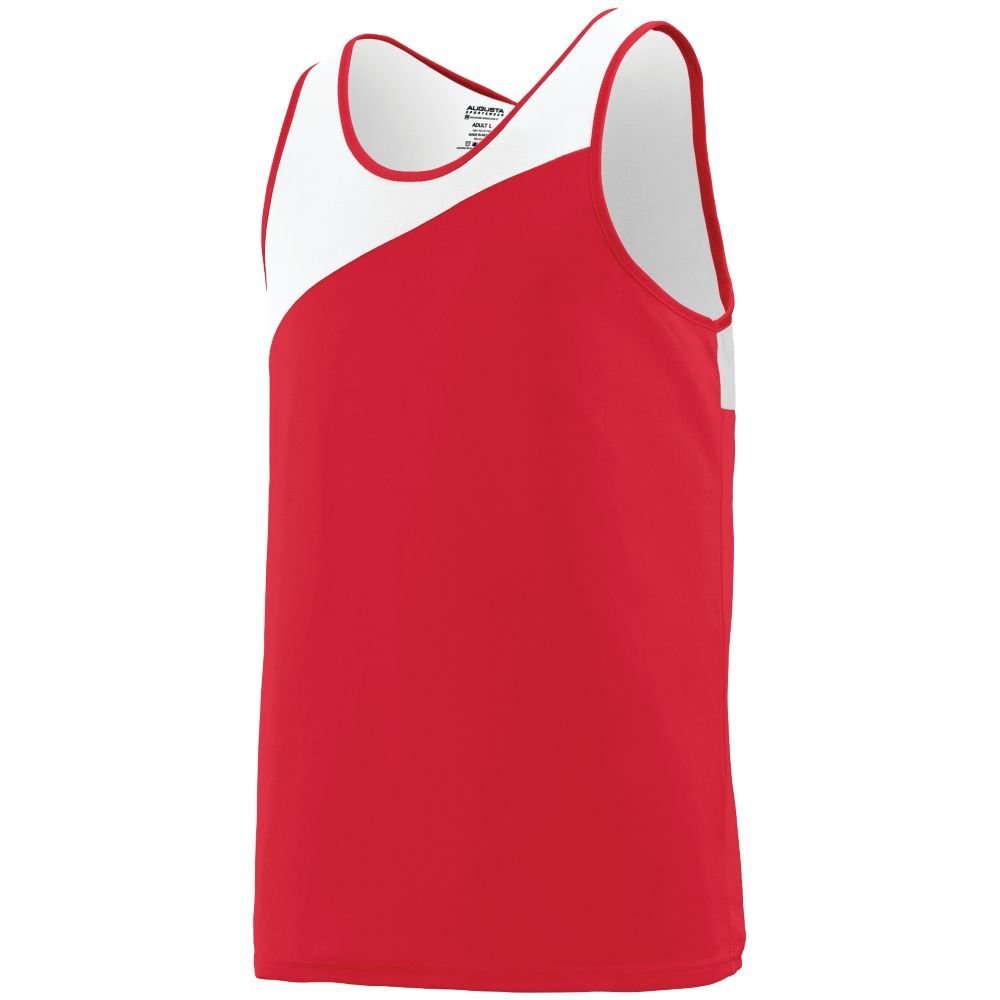 Augusta Activewear Accelerate Jersey, Red/White, XX Large