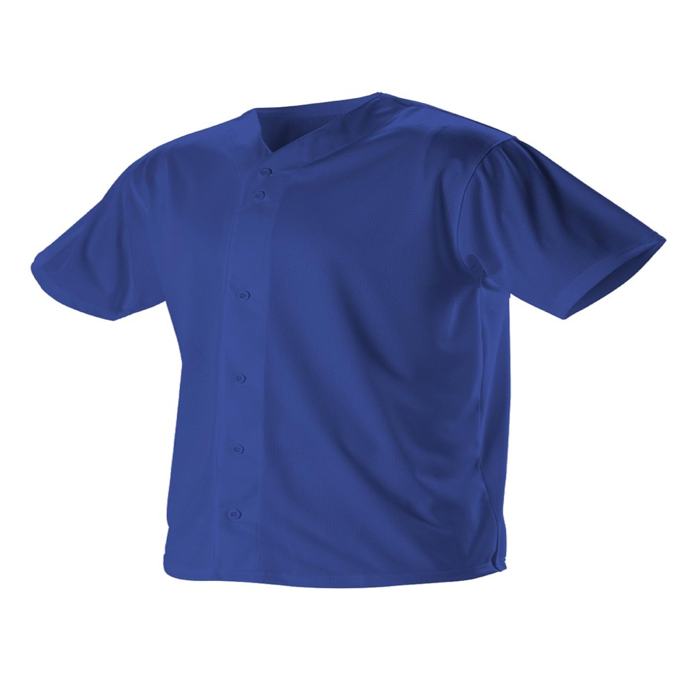 Alleson Athletic Men's Baseball Jersey, Royal, X-Large