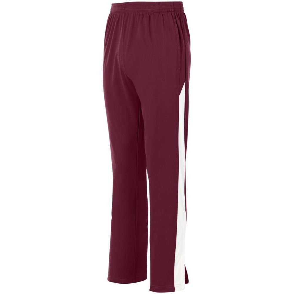 Augusta Adult Medalist 2.0 Pant, Maroon/White, Large