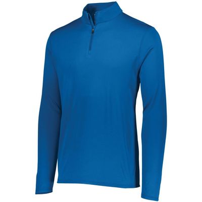 Augusta Activewear Youth Attain 1/4 Zip Pullover, Royal, Small