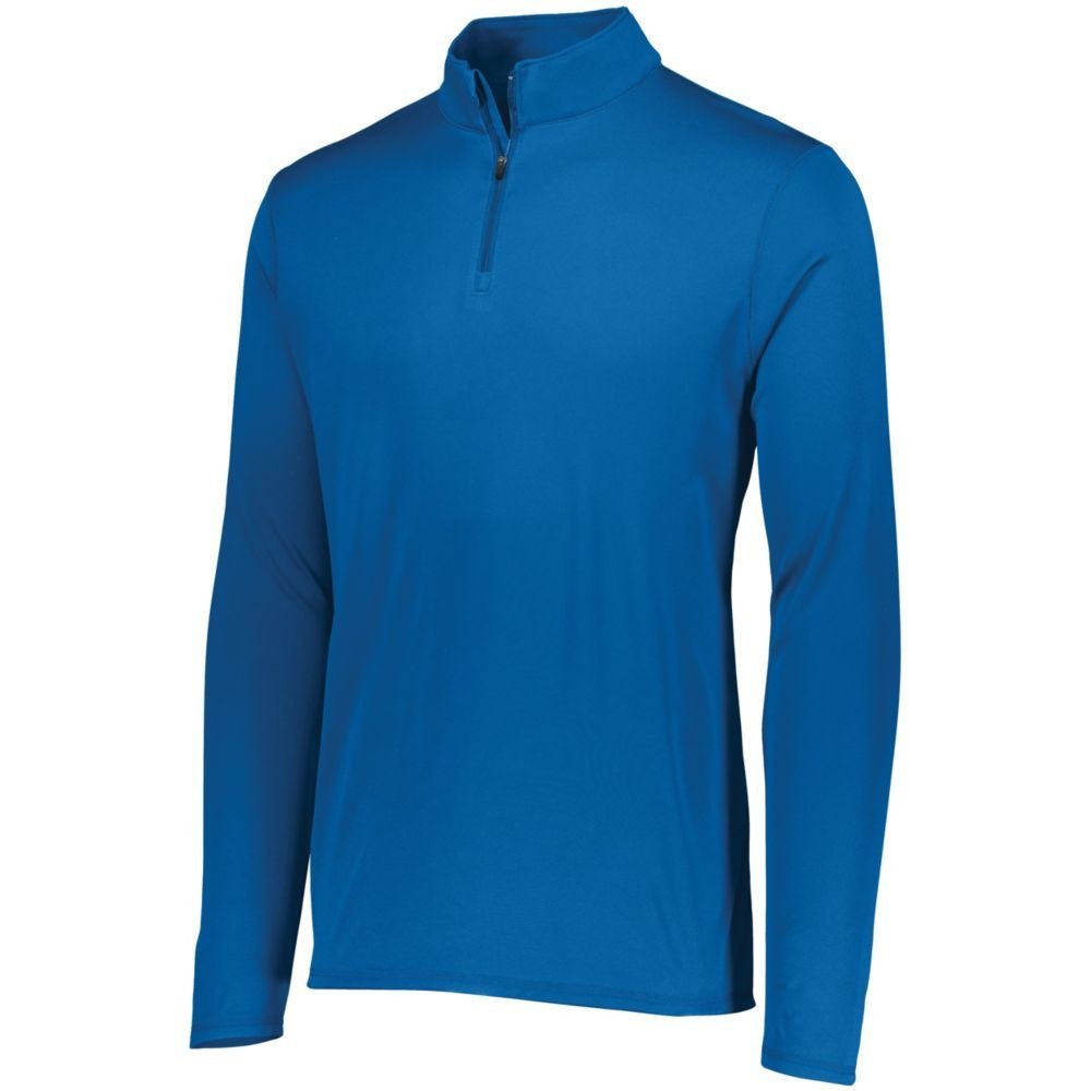 Augusta Activewear Youth Attain 1/4 Zip Pullover, Royal, Small