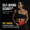 Element 26 Self-Locking Weight Lifting Belt - Premium Weightlifting Belt for Serious Functional Fitness, Power Lifting, and Olympic Lifting Athletes - Squat, Deadlift Men & Women (Medium, Red) view 4