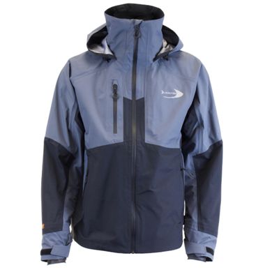 BLACKFISH Aspire Waterproof Fishing Jacket  Windproof, Breathable Shell for Ice Fishing & Harsh Weather (Large, Charcoal/Black)
